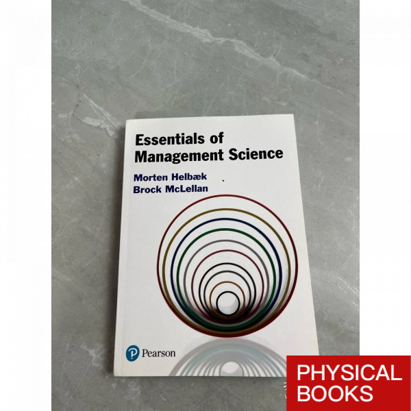 หนังสือมือสองต้นฉบับ Essentials of Management Science