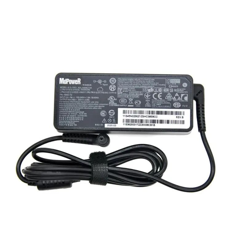 20V 3.25A 65W 4.0*1.7 สําหรับ lenovo yoga 710s 510s 310s-14 AC อะแดปเตอร์แหล่งจ่ายไฟ adlx65clge2a