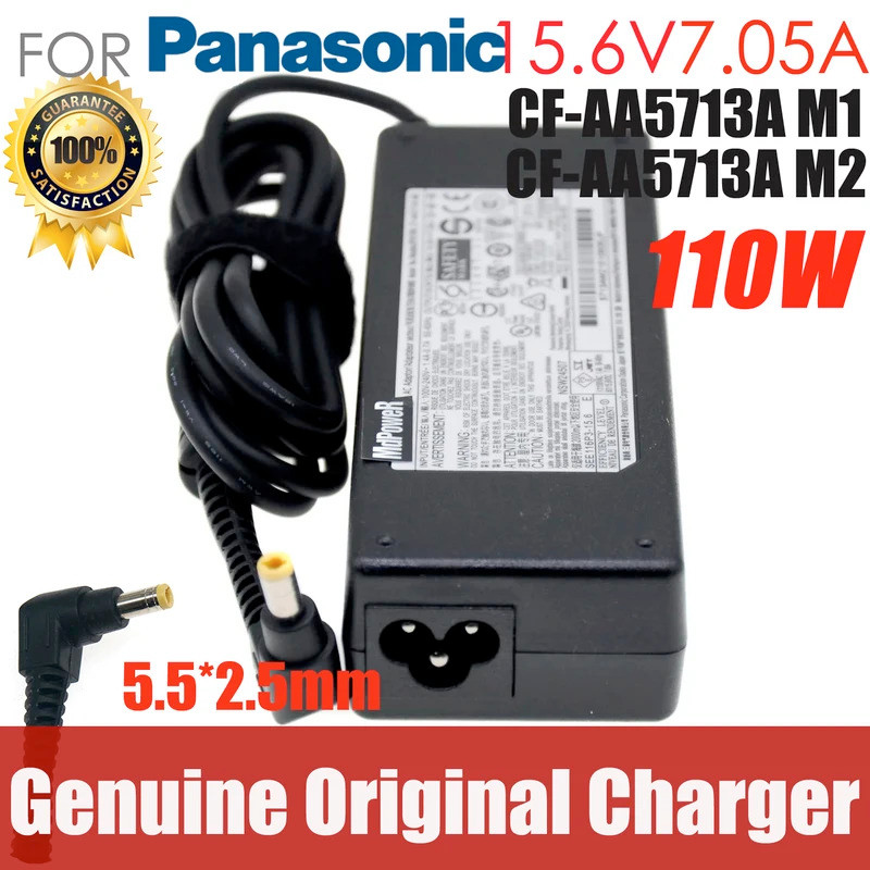 ของแท้ CF-AA5713A M1 M3 J1 ac อะแดปเตอร์ 15.6V 7.05A 110W สําหรับ Panasonic CF-31 CF-52 CF-53 CF-D1N