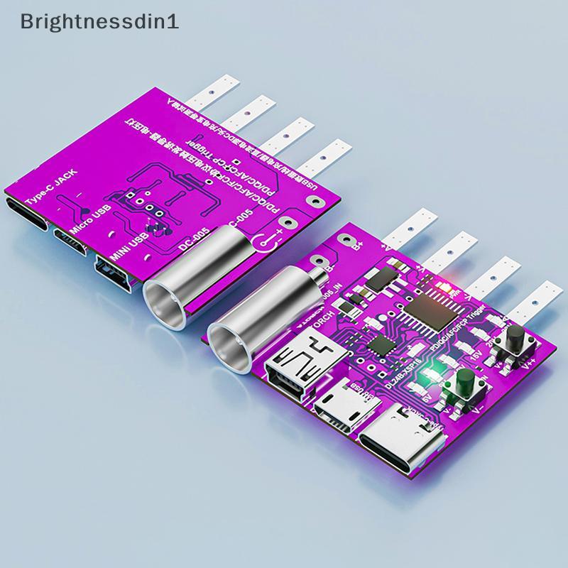 [Brightnessdin] Type-C PD3.1 Fast Charging Protocol 4 สายบอร์ดทดสอบแรงดันไฟฟ้า Deceiver 140W Charger