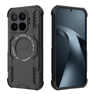 CasePower Cooling Case สําหรับ Xiaomi 17T Pro 15T 15 Ultra MI 17 Pro Max แหวนแม่เหล็ก TPU + PC กลางแจ้งทนทาน