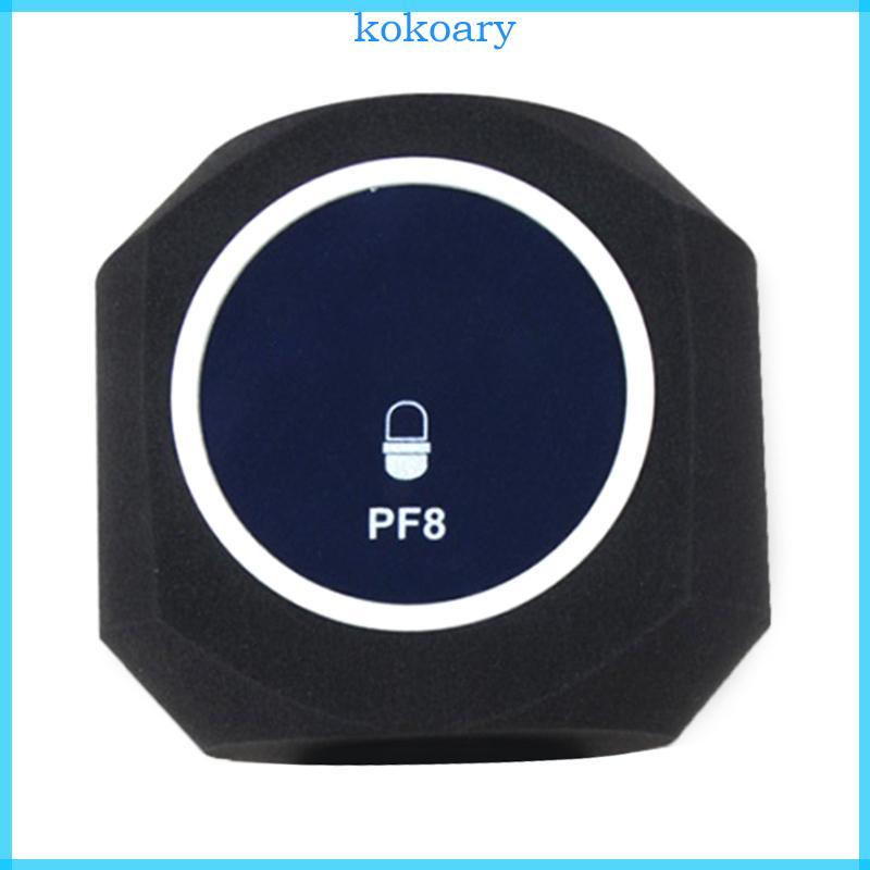 KOK Acoustic Foam ไมโครโฟนป้องกันฟองน้ําฝาครอบกระจกกระจกสําหรับ PF8 เปลี่ยนซ่อม