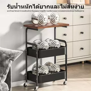 ชั้นวางของแบบมีล้อ 3 ชั้น ขนาด 30x43x77 ซม. สำหรับตู้ข้างเตียงและโต๊ะข้างโซฟา สะดวกในการย้ายและใช้งาน ตอบโจทย์ความต้องกา