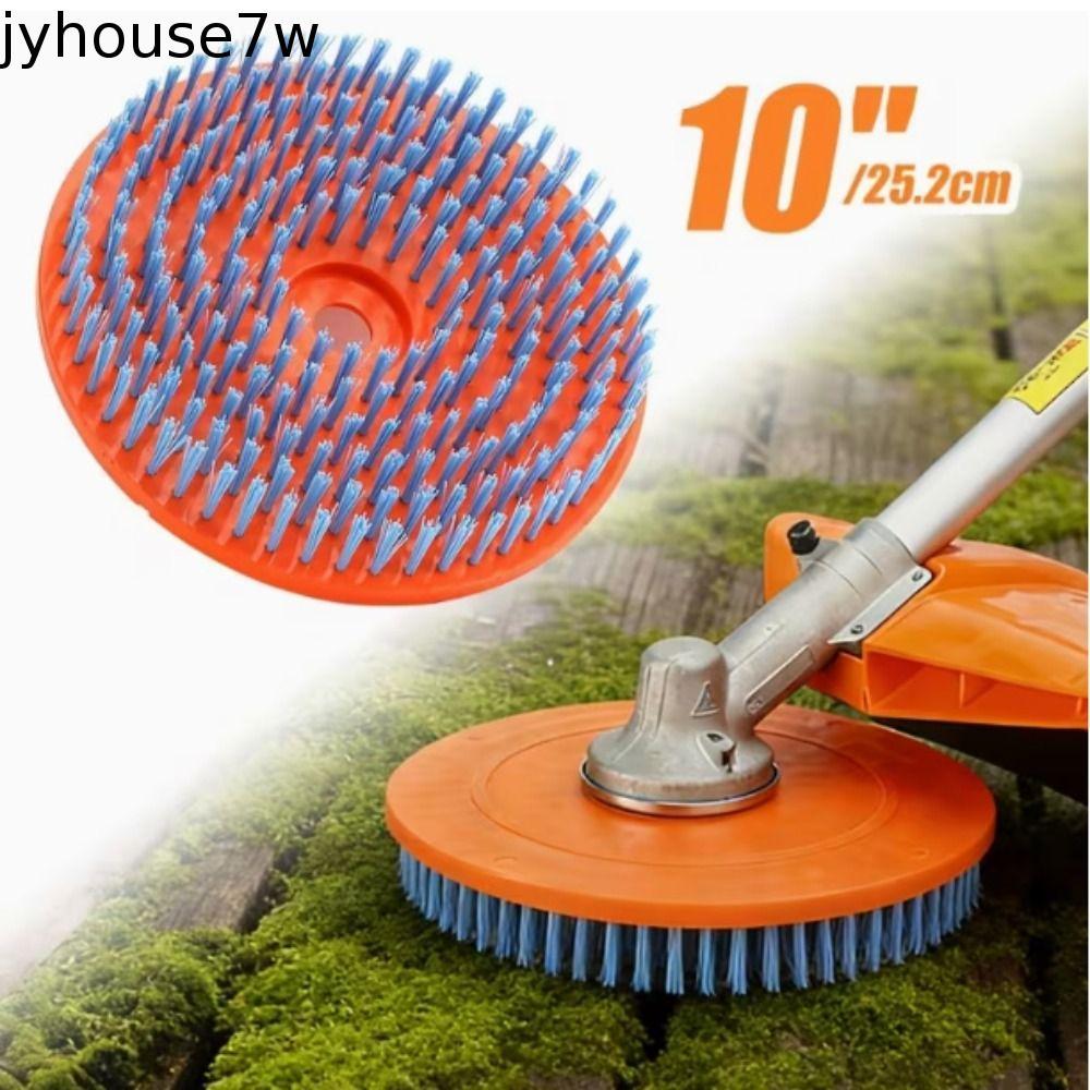JYHOUSE แปรงทําความสะอาดเครื่องตัดหญ้า,ขนแปรงลวดแปรงไนลอนทําความสะอาดโพลีเอสเตอร์พื้นผิว Spotless ทนต่อการสึกหรอดินหลวมรุ่นเกลียวเครื่องมือสวนสวน Yard