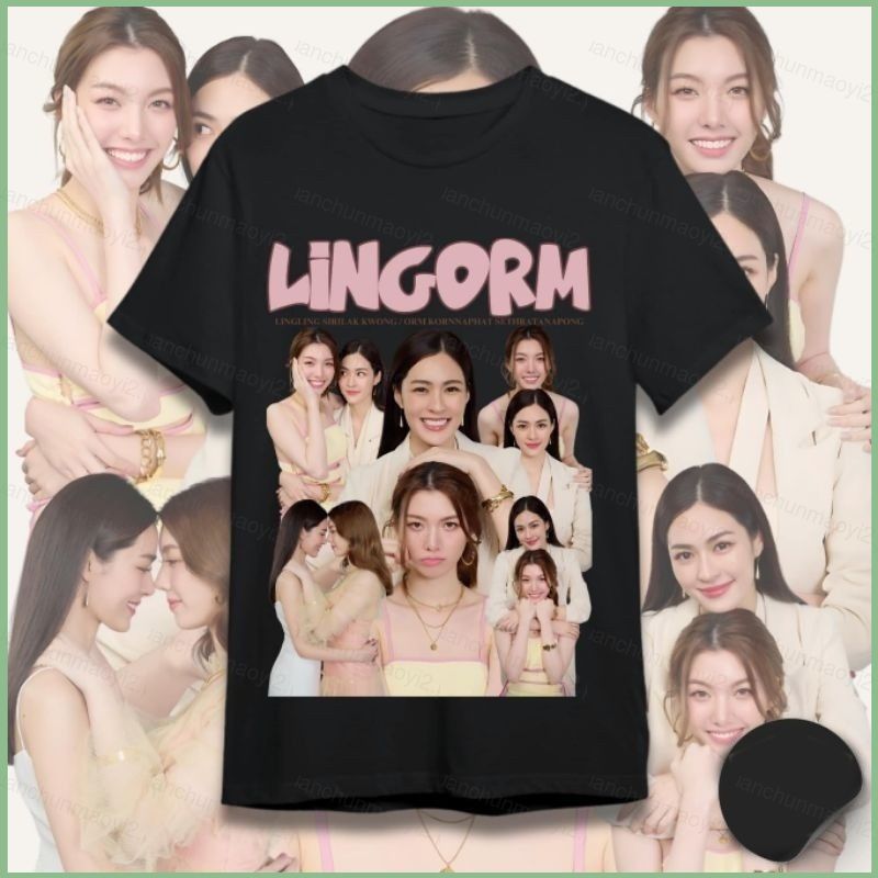 DC2 The Secret Of Us LingOrm Lingling Fahada Thananusak Earn Thailand Kaos 3D เสื้อยืดฤดูร้อนอะนิเมะ