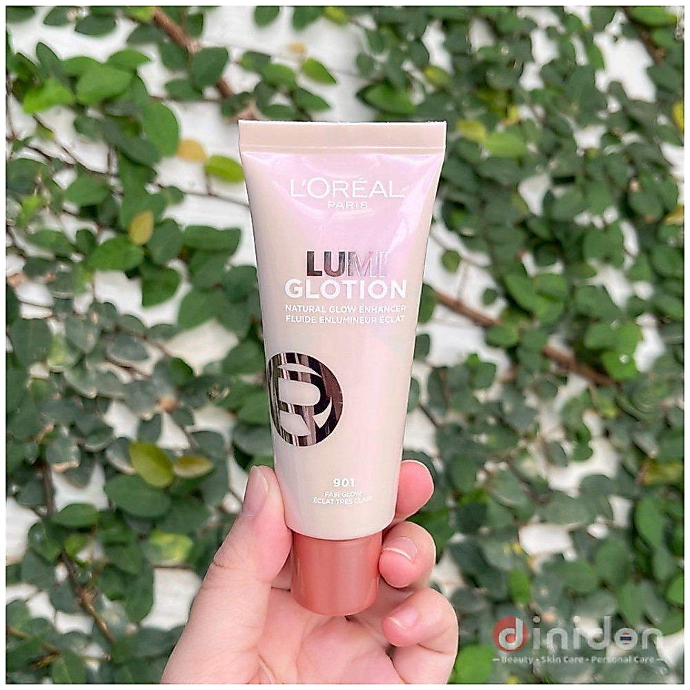 ((dinidon shop)) L'Oreal Paris Lumi Glotion Primer 40ml. ใหม่!!! ลอรีอัล ปารีส ลูมิ กลอชั่น ไพรเมอร์
