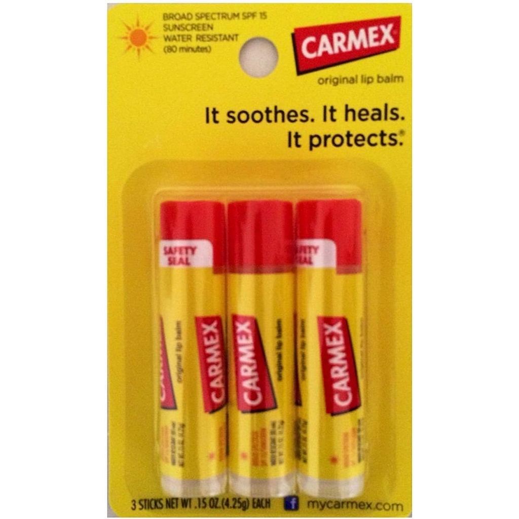 Carmex Original Lip Balm 3 ชิ้นแพ็ค