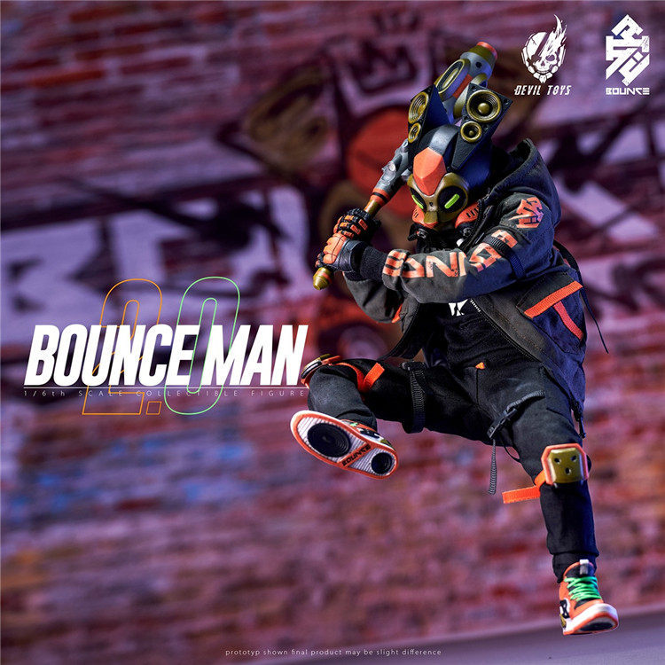 ของเล่นปีศาจยอดนิยม 1/6 BOUNCE MAN 2.0 BM001 可动人 doll