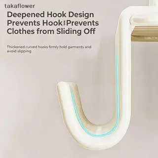 Takaflower ประหยัดพื้นที่ Multi Hook Hanger 360 องศาหมุนลื่น Ra สําหรับ Bras Camisoles ผ้าพันคอเข็มขัดตู้เสื้อผ้าใหม่