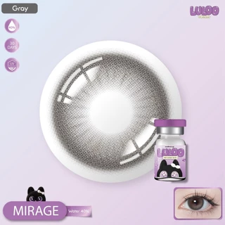 คอนแทคเลนส์(บิ๊กอาย) Mirage Brown / Gray (Luloo) ⭐️ลายฮิต ขายดีมาก กรองแสงกันยูวี