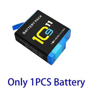 2000Mah 3 แบตเตอรี่สําหรับ Gopro Hero 11 10 9 Li-Ion แบตเตอรี่ Pack Motion กล้องแบตเตอรี่สําหรับ Go