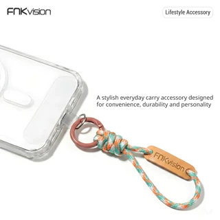 FNKvision Utility Strap สายคล้องมือถือสั้น เชือกพาราคอร์ดถัก พวงกุญแจ กระเป๋า กล้อง น้ำหนักเบา มีหลายสีให้เลือก