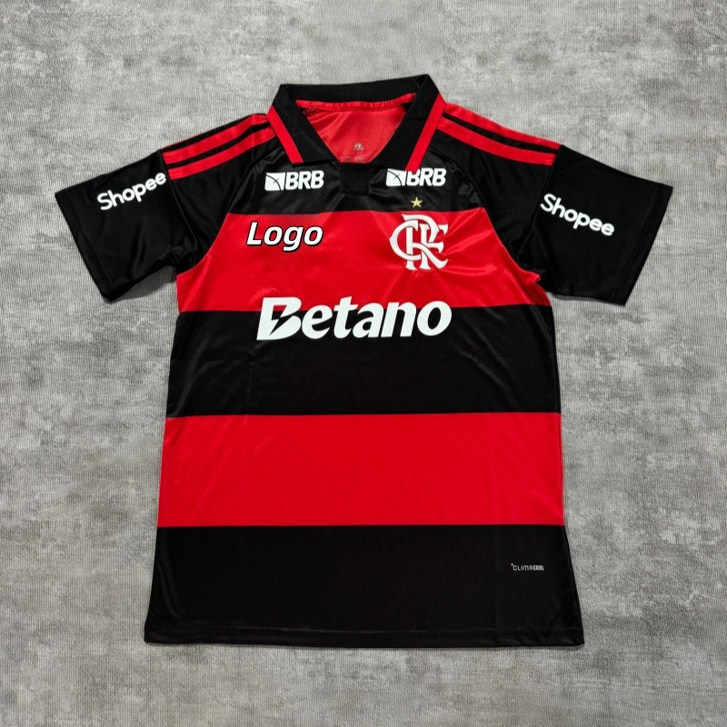 Fans Edition CR Flamengo 2026/27 Mens Flamengo Home Short Sleeves Football Jersey Shirt