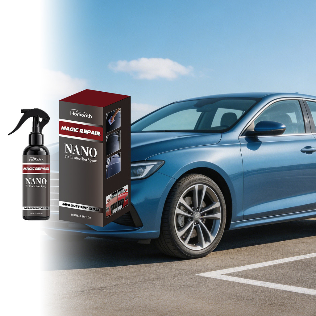 Car Nano-Care Spray การทําความสะอาดและขัดพื้นผิวสีรถยนต์ทําความสะอาดและขัดเงารถยนต์ทุกวันและ Ca