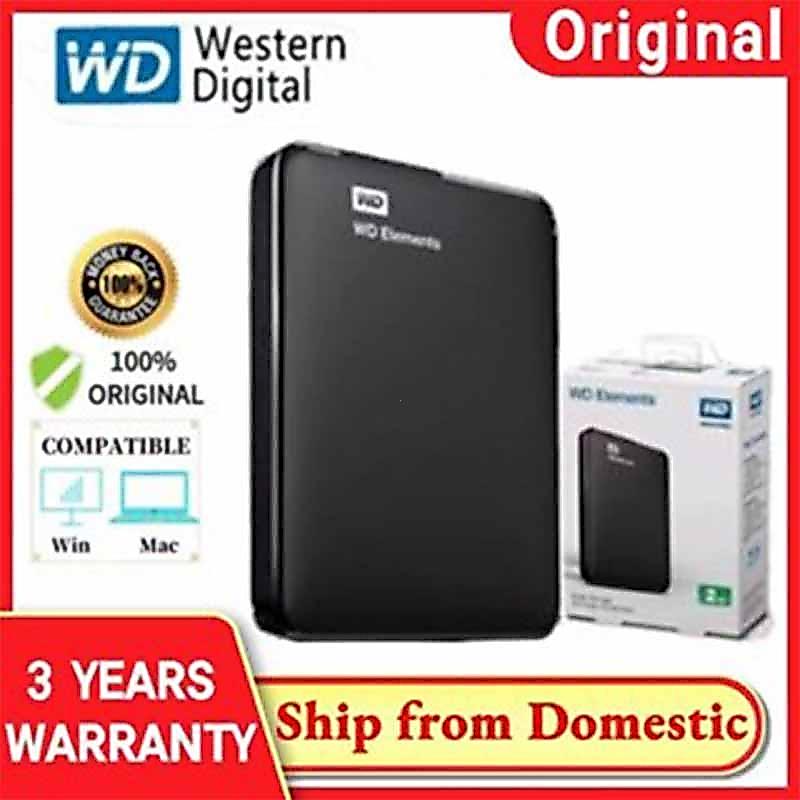 hdd 2tb/1tb External Harddisk ฮาร์ดดิสพกพา USB 3.0 ฮาร์ดไดรฟ์คุณภาพสูง Harddisk External hard  disk