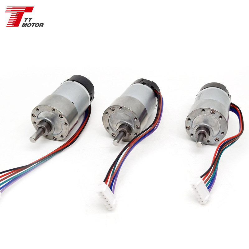 ผู้ผลิตจัดหา TT Motor Incremental Type 37 มม. มอเตอร์เกียร์ Micro DC Encoder มอเตอร์เกียร์