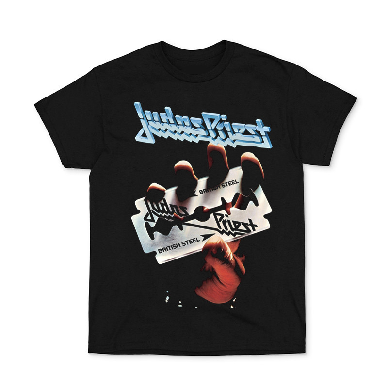 JUDAS PRIEST Judas Priest Band เสื้อยืดแขนสั้น Metal Rock เสื้อผ้าผ้าฝ้ายแท้สําหรับผู้ชายและผู้หญิง