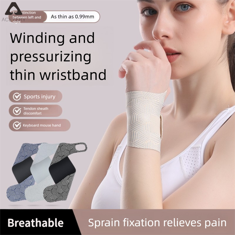 ACETERY Hand Support Guard 1 PCS - วงเล็บข้อมือและนิ้วโป้ง สนับสนุนข้อมือขณะเล่นกีฬาอย่างบาสเกตบอลแล