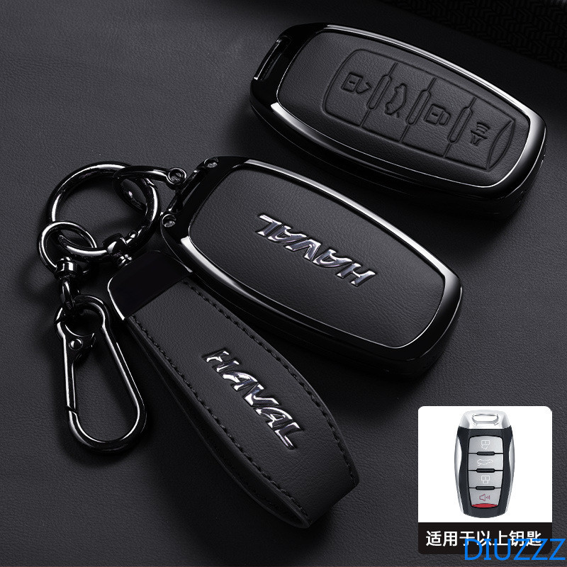 สังกะสีอัลลอยด์รถ Remote Key กรณีเปลือกป้องกัน Fob สําหรับ Haval Jolion 2022 H6 H7 H4 H9 F5 F7 F7X F7H H2S GMW Dargo