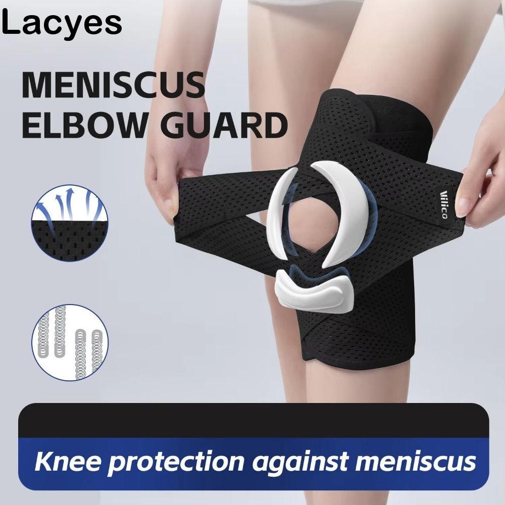 LACYES เข่า Support กันกระแทก ปรับได้ สำหรับกีฬาและออกกำลังกาย