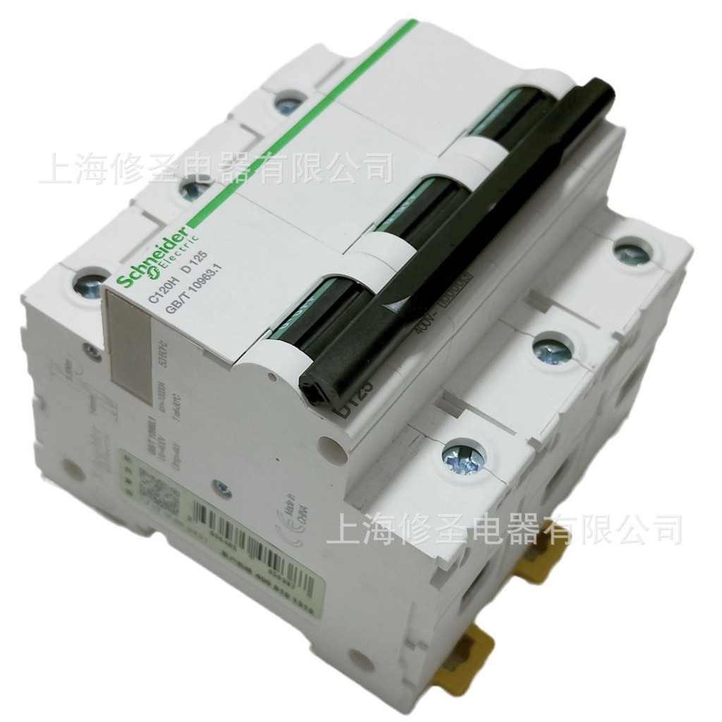 ภาพจริงผลิตภัณฑ์แท้ C120H 2P/3P/4P 80A/100A/125A C Type D Type Small Type Guide Rail Circuit Breaker