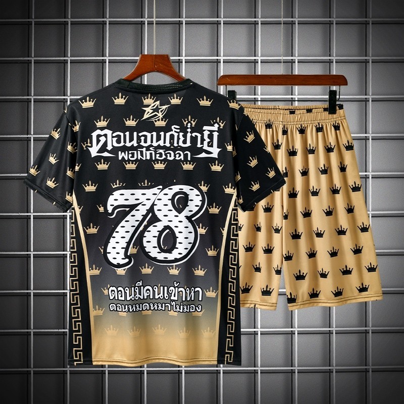 ชุดกีฬา 2 ชิ้น รุ่น เก่งยังพลาด ฉลาดยังพลั้ง  ใส่เที่ยว ผ้าไมโครเรียบหนา ชุดวิ่ง ราคา ถูกที่สุด ดีลบีเคเค แกลเลอรีภาพที่ 4