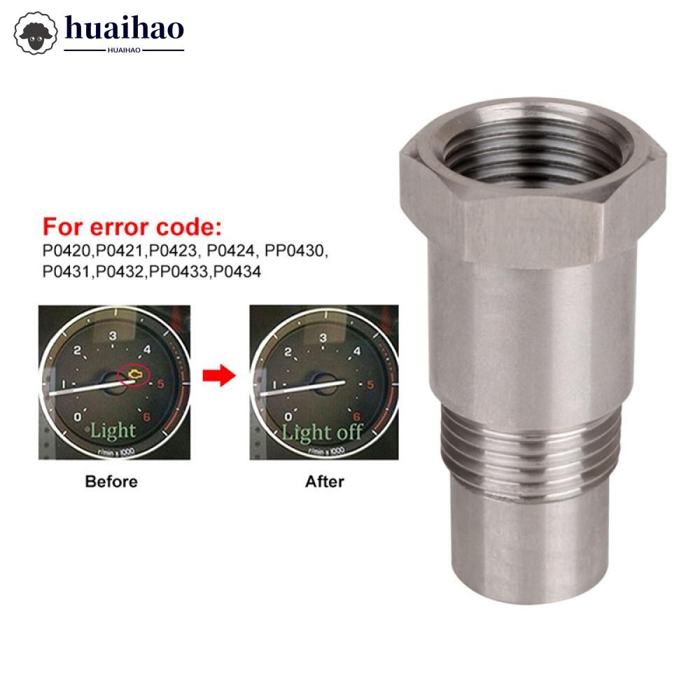 HUAIHAO Universal รถ CEL SES DTC Fix ตรวจสอบเครื่องยนต์ Light Eliminator อะแดปเตอร์ออกซิเจน O2 Senso
