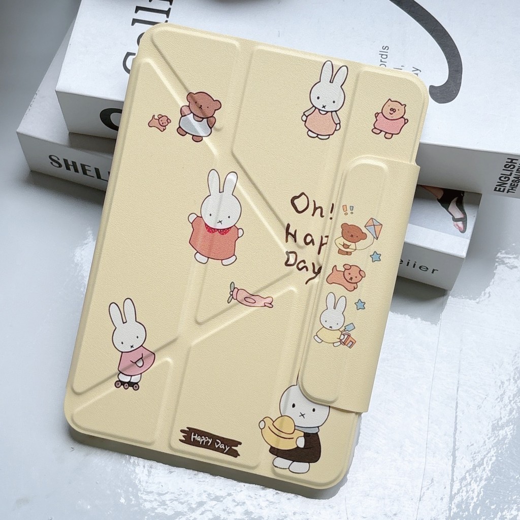 เคสน่ารัก พับรูปตัว Y สำหรับ iPad Gen7/8/9/10/11 Air4/5/6/7 M3 A16 Mini6/7 Pro11 pro10.5 ราคา ถูกที่สุด ดีลบีเคเค แกลเลอรีภาพที่ 6