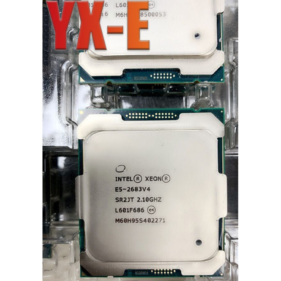 Xeon E5-2683 V4 LGA 2011-3 เซิร์ฟเวอร์ CPU โปรเซสเซอร์ SR2JT 2.10GHz 16C 120W สําหรับ X99 เมนบอร์ด