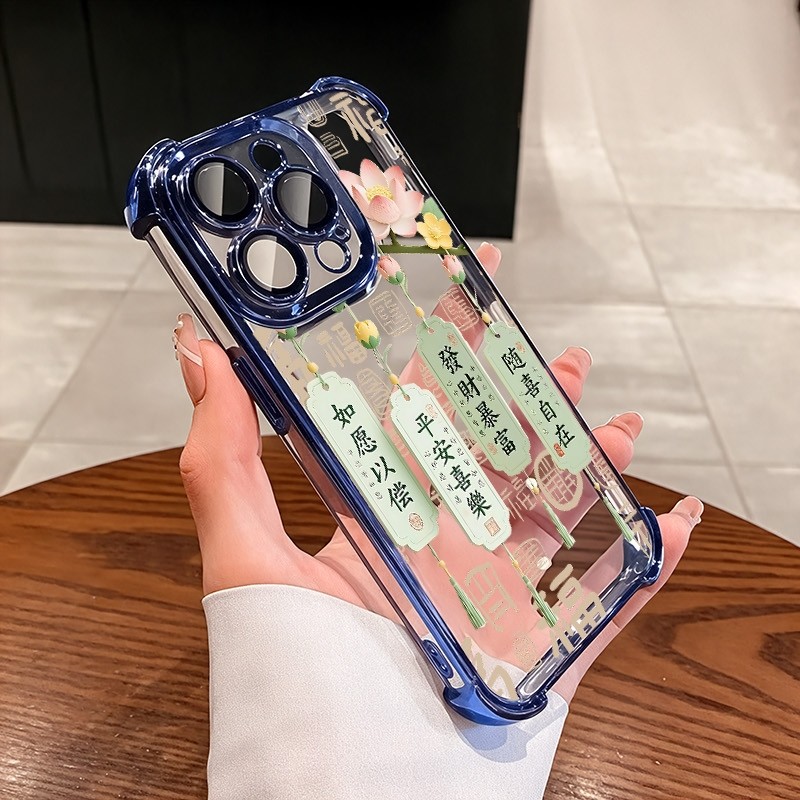 ชัดเจน เคส สำหรับ OPPO Reno 14F 13F 12F 11F 14 12 13 11 F 10 8T 7Z 8Z 8 7 6 5 find X8 Pro ซองมือถือกันกระแทกลายดอกไม้โปร่งใสและน่ารัก