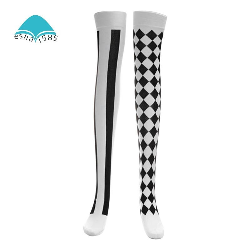 ถุงเท้ายางคลอดน femur highs สไตล์ไม่สมมาตร สำหรับคอสเพลย์และฮาโลวีน