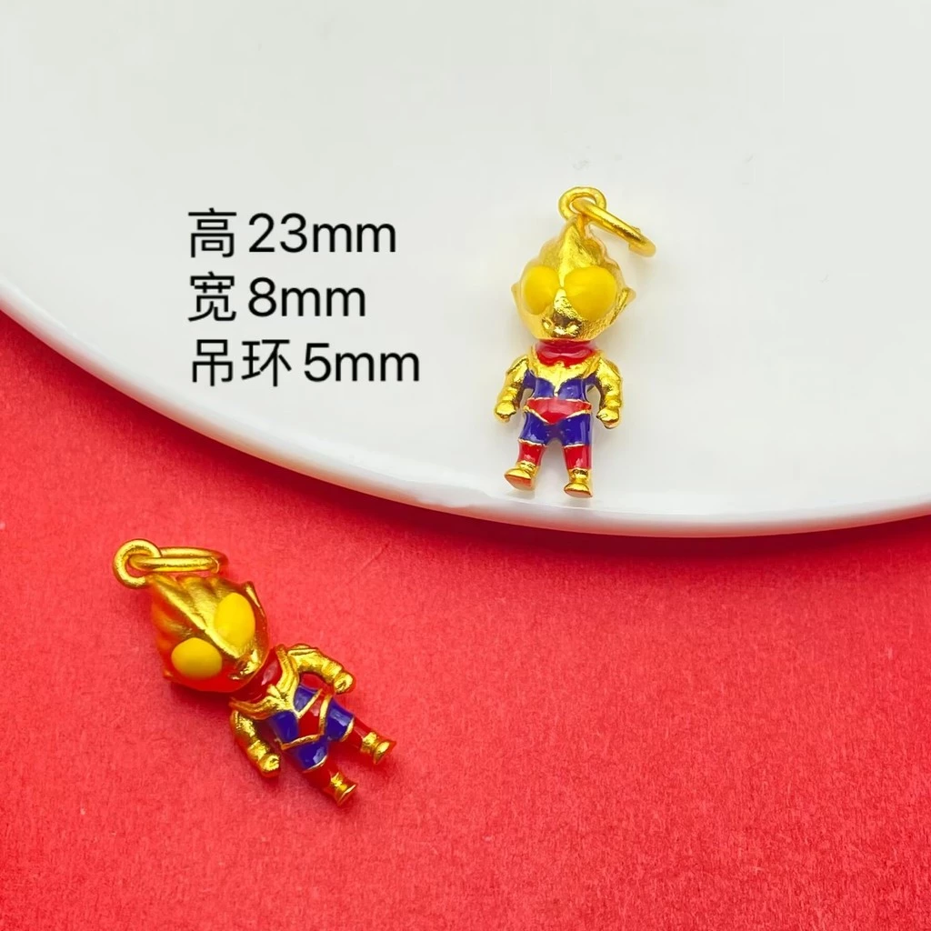 อุปกรณ์จี้อุลตราแมนงานลงรักปิดทองทำเครื่องประดับ thumbnail 3