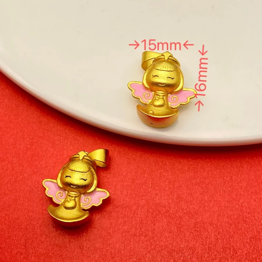 จี้ลูกปัดสไตล์โบราณ Gold คอลเล็กชัน Stitch Fox Puppy thumbnail 3