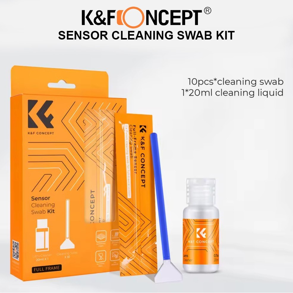 K&F Concept Sensor Cleaning Swab Kit ชุดทำความสะอาดเซนเซอร์กล้อง