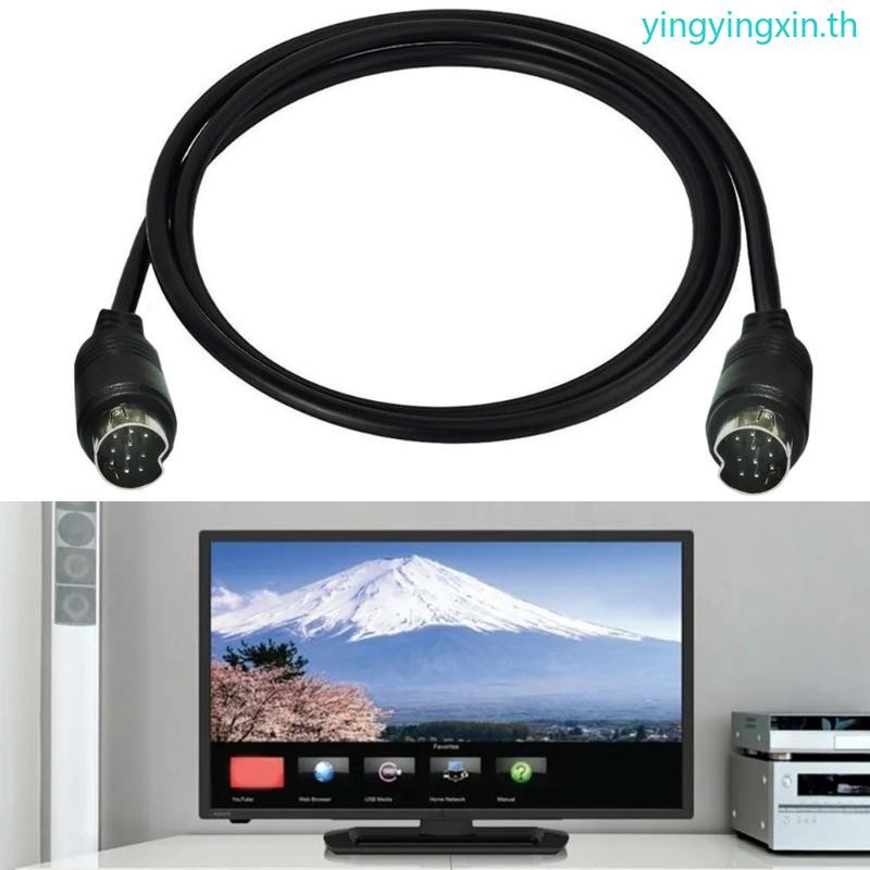 YIN 10Pin S-video Cable Male to Male for TV Projector Video Receiver กล้องวิดีโอ