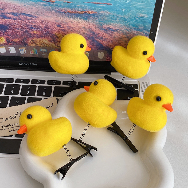 กิ๊บเป็ดน้อยสีเหลือง น่ารัก สามมิติ เพิ่มความสนุกให้ทรงผมของคุณ