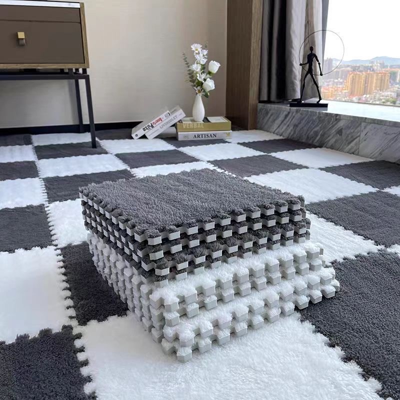 พรมจิ๊กซอว์ พรมปูพื้นห้องนอน พรมปูพื้น DIY ขนาด30x30cm.แถมฟรีขอบปิด ไม่ซีดจาง ไม่เป็นขุย นุ่มสบาย