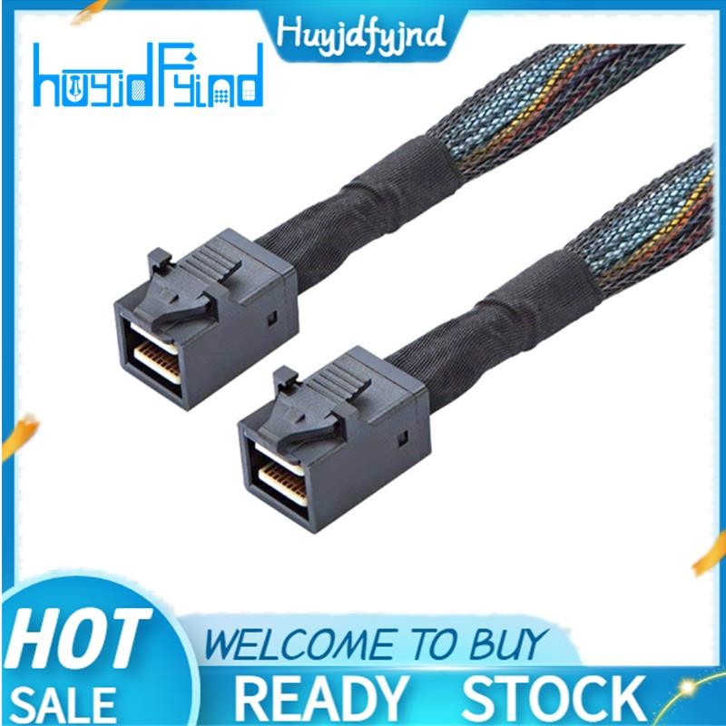 1m SFF-8643 Mini SAS HD Server เมนบอร์ด Backplane สาย SFF 8643 ถึง 8643 MINI SAS สําหรับคอมพิวเตอร์ฮ