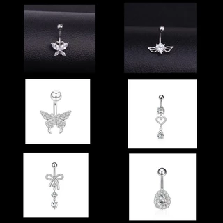 ️BELCST01 จิวสะดือสแตนเลส 65 ลาย ก้าน 1.6 มิล ราคา 1 ชิ้น