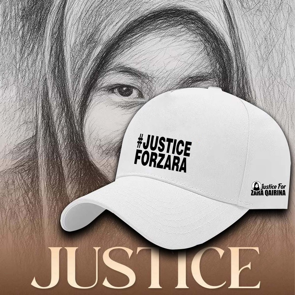 ใหม่ Justice For Zara Qairina พิมพ์หมวก Unisex ผู้ชายและผู้หญิง JusticeForZaraQairina หมวกกลางแจ้ง 0