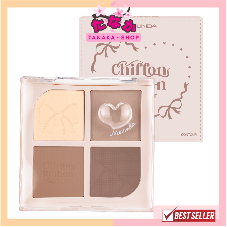 🔥แท้/ดีลสุดคุ้ม/ไลฟ์ทุกวัน🔥MC5107 Meilinda Chiffon Ribbon Contour คอนทัวร์ (M)