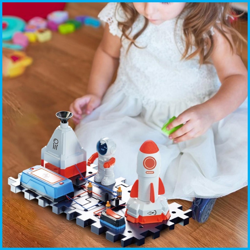 Circuit Science Kit เด็กวัยหัดเดินวิทยาศาสตร์ Lab Kit Circuit Building Block ของเล่นเด็กอายุ 7-14 ปี