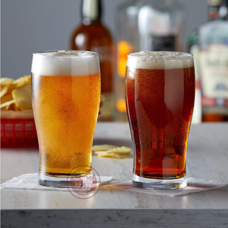 การพิมพ์ lOGO แก้วเบียร์ Bar Craft Beer Mug แก้ว Surge สไตล์อังกฤษชิมแก้วสไตล์เยอรมัน Dark Beer Mug 