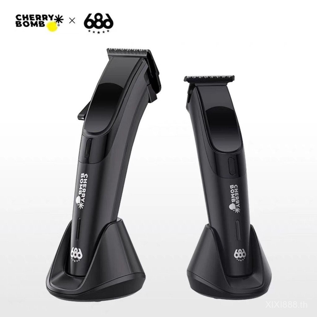 ร้านทําผม Professional แกะสลักไฟฟ้า 686 Self-Service CB Hair Clipper หัวน้ํามัน Cherry Hair Clipper 