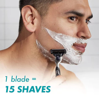 Gillette Mach3 โกนเติมสําหรับชาย 4/8 มีดโกนใบมีดเติม lumbrastrip 3 Layres ใบมีด Fast Cutting Face Beard ตลับหมึก