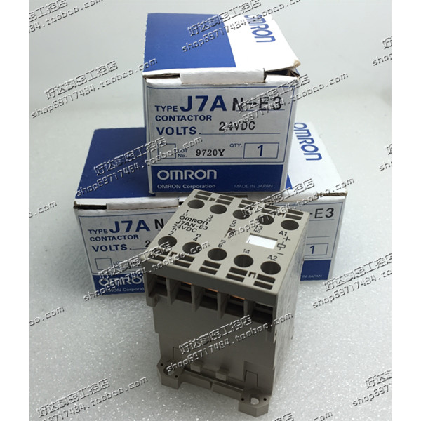 ของแท้ (นําเข้าจากญี่ปุ่น) DC Contactor J7AN-E3 ปกติเปิดประเภท 24VDC Ready Stock ข้อเสนอพิเศษ