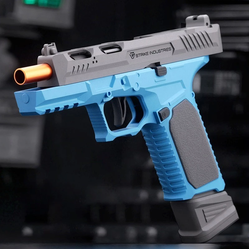 【กรุงเทพ เดลิเวอรี】G--1-7 TOY GUN เล่นเด็ก ปืนพกของเล่นที่ดึงปลอกกระสุนออกอัตโนมัติ ยิ แม่พิมพ์วิทยาศาสตร์และการศึก