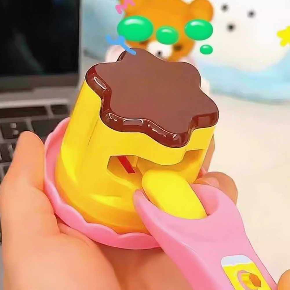 ของเล่นพุดดิ้งสตรอเบอร์รี่ ของเล่นป้อนอาหาร ของเล่นแกล้งเล่นเด็ก Early Education Food Feeding Feeding Toy
