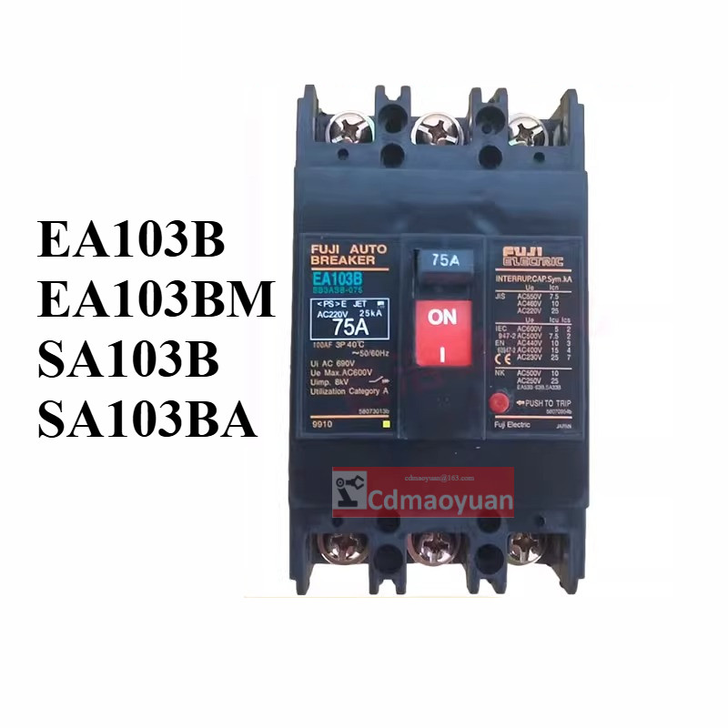 เบรกเกอร์ Air Fuji Switch EA103B EA103BM SA103B SA103BA 100A pxc10