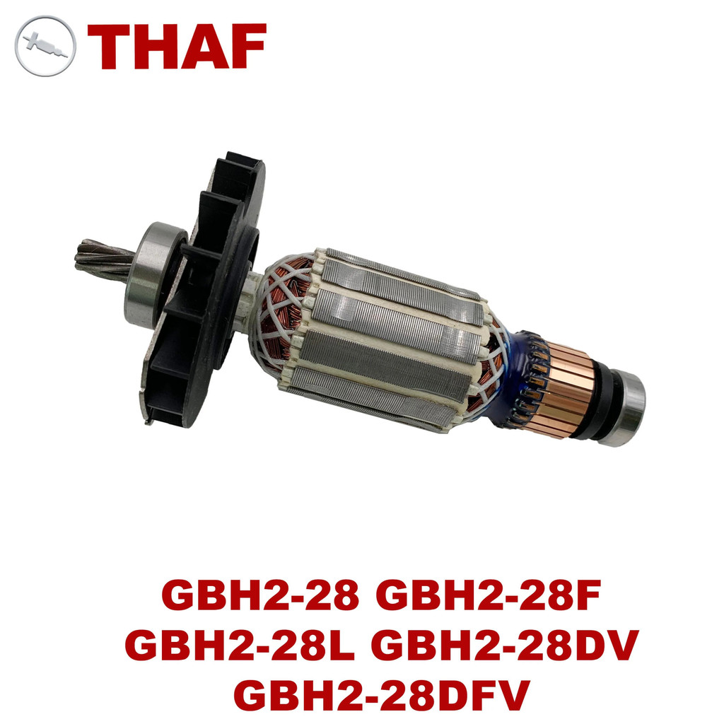AC220V-240V Armature โรเตอร์ Anchor Stator สําหรับ Bosch สว่านโรตารี่ GBH2-28 GBH2-28F GBH2-28L GBH2